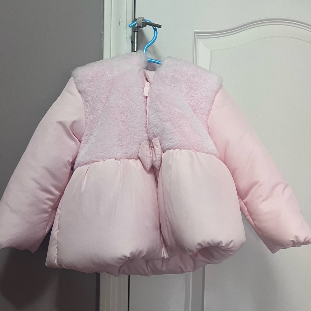 Little Me Light Pink Puffer Jacket